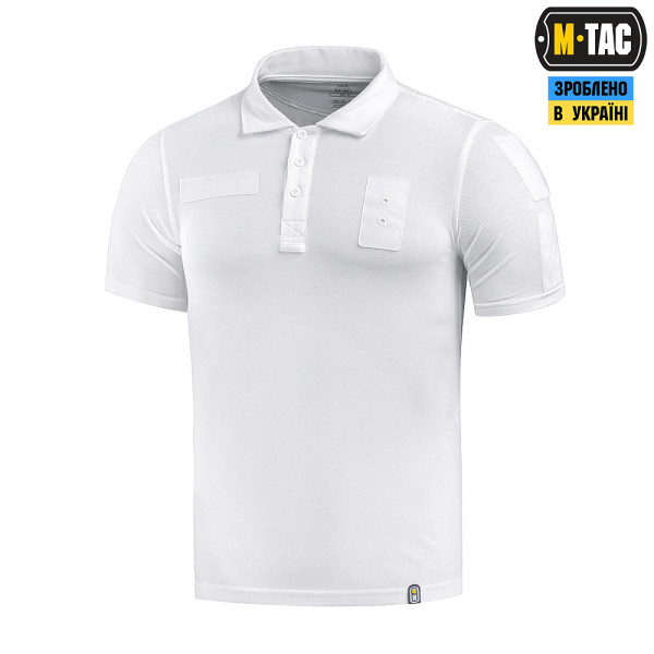 M-TAC ПОЛО ПОЛИЦИЯ 65/35 WHITE
