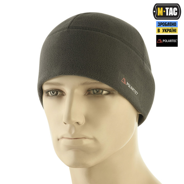 M-TAC ШАПКА WATCH CAP ФЛІС LIGHT POLARTEC DARK GREY