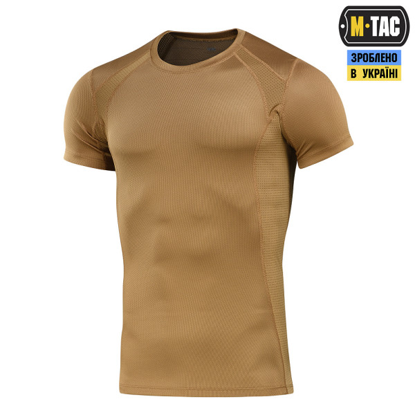 M-TAC ФУТБОЛКА ПОТОВІДВІДНА ATHLETIC GEN. 2 COYOTE BROWN