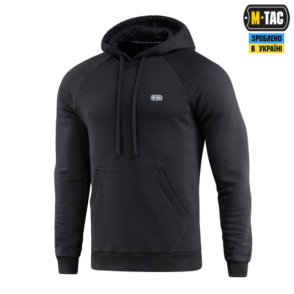 M-TAC КОФТА HOODIE COTTON RAGLAN HARD BLACK