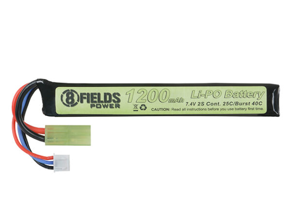 8FIELDS АКУМУЛЯТОР LIPO 7.4V 1200MAH 25/40C 27697