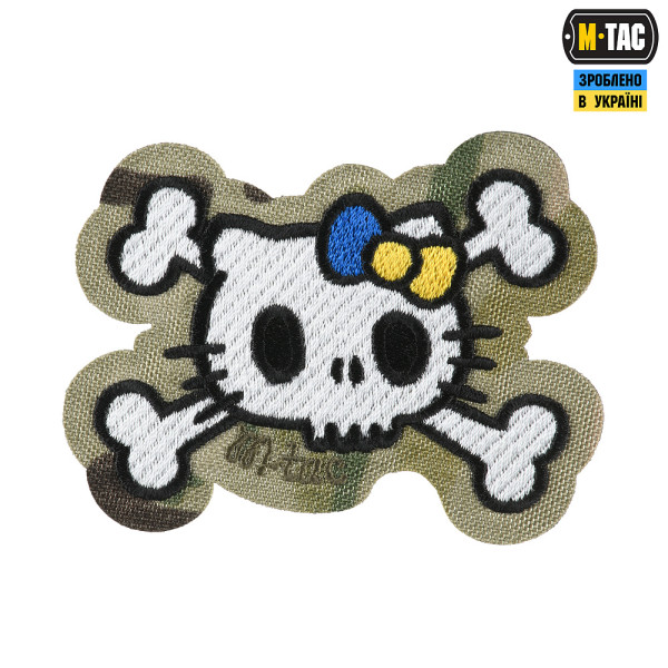 M-TAC НАШИВКА KITTY (ВИШИВКА) WHITE/MULTICAM