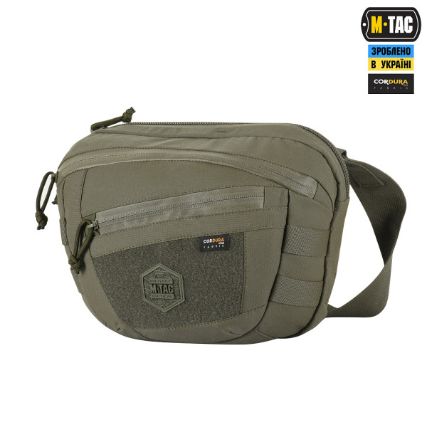 M-TAC СУМКА SPHAERA HARDSLING BAG LARGE С ЛИПУЧКОЙ ELITE RANGER GREEN