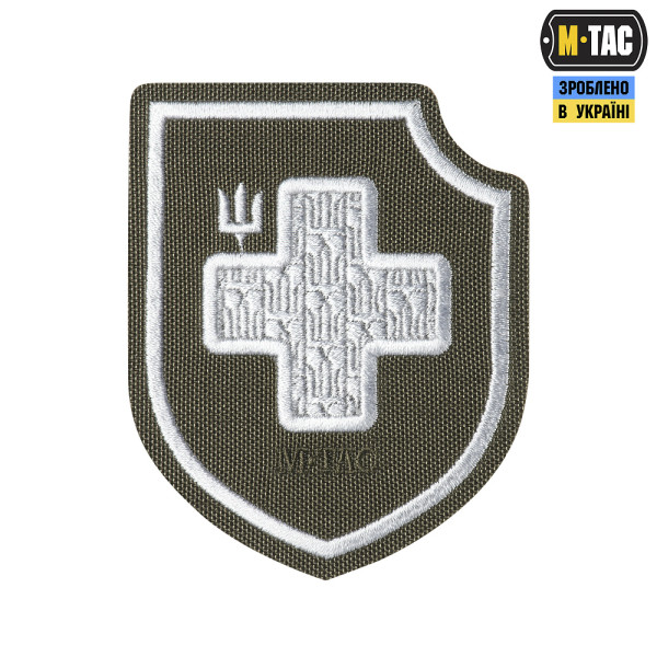 M-TAC НАШИВКА ХРЕСТ ЗСУ (ВИШИВКА) RANGER GREEN
