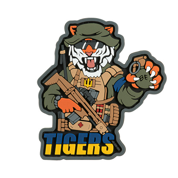 BRAND ELEMENT НАШИВКА TIGERS PVC