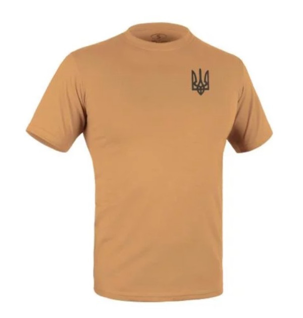 P1G-TAC ФУТБОЛКА С ПРИНТОМ ТРИЗУБ LOGO COYOTE BROWN UA281-29891-CB-TRL