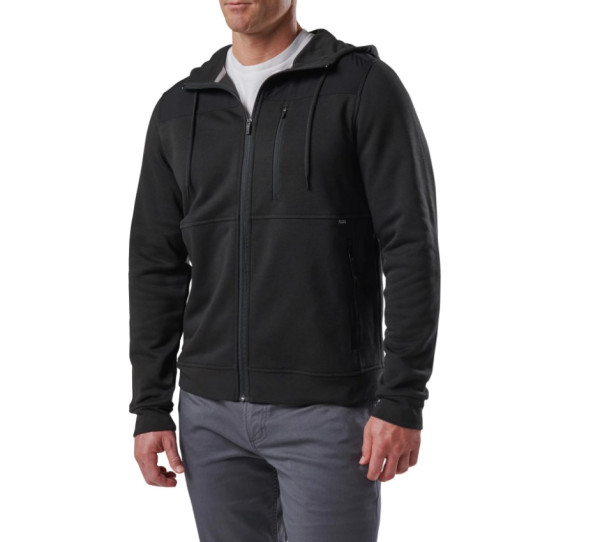 5.11 РЕГЛАН С КАПЮШОНОМ ARMS FULL ZIP JACKET BLACK 78040-019