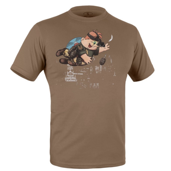 P1G-TAC ФУТБОЛКА С ПРИНТОМ КИБЕРДРОН OLIVE DRAB UA281-29891-OD-CBD