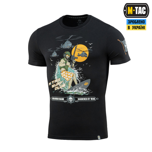M-TAC ФУТБОЛКА SURF CLUB BLACK