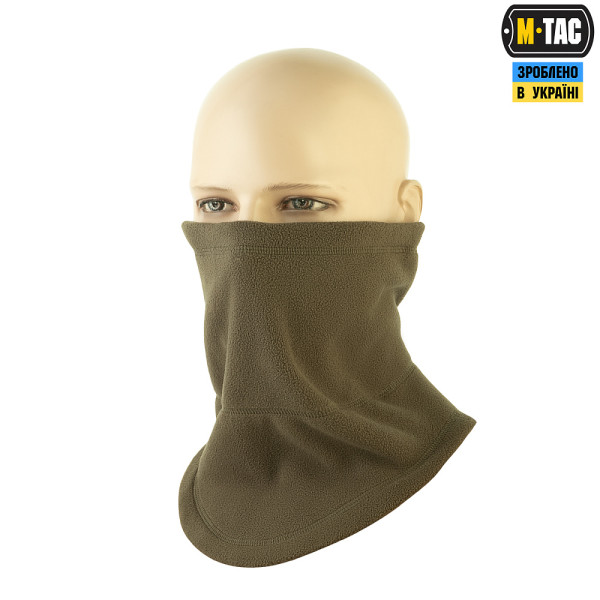 M-TAC ШАРФ-ТРУБА АНАТОМИЧЕСКИЙ С ЗАТЯЖКОЙ ELITE ФЛИС (320Г/М2) DARK OLIVE
