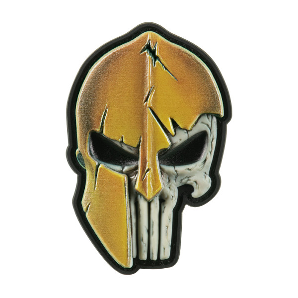 НАШИВКА PUNISHER SPARTA PVC МІДНИЙ