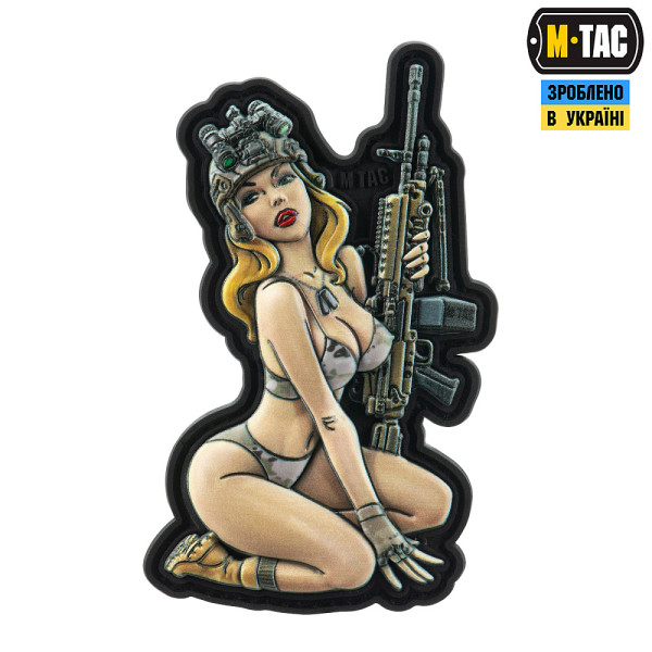M-TAC НАШИВКА TACTICAL GIRL №5 PVC MC
