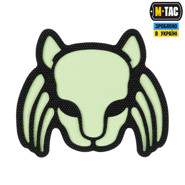 M-TAC НАШИВКА CAT PREDATOR BLACK/GID