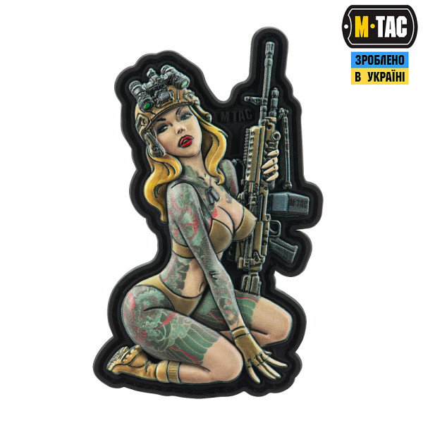 M-TAC НАШИВКА TACTICAL GIRL №5 PVC ЯКУДЗА