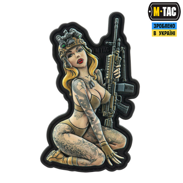 M-TAC НАШИВКА TACTICAL GIRL №5 PVC SKANDINAVIK