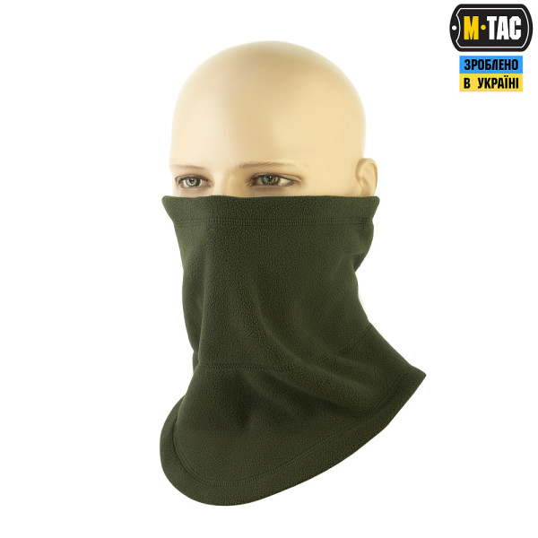 M-TAC ШАРФ-ТРУБА АНАТОМІЧНИЙ З ЗАТЯЖКОЮ ELITE ФЛІС (320Г/М2) ARMY OLIVE
