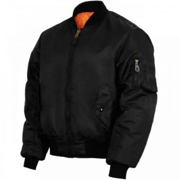 MIL-TEC КУРТКА ДЕМИСЕЗОННАЯ ЛЬОТНА MA1 BLACK 10403002