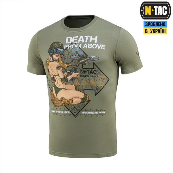 M-TAC ФУТБОЛКА DELIVERY SERVICE LIGHT OLIVE