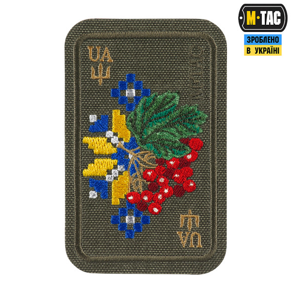 M-TAC НАШИВКА ОРНАМЕНТ КАЛИНА (ВИШИВКА) RANGER GREEN