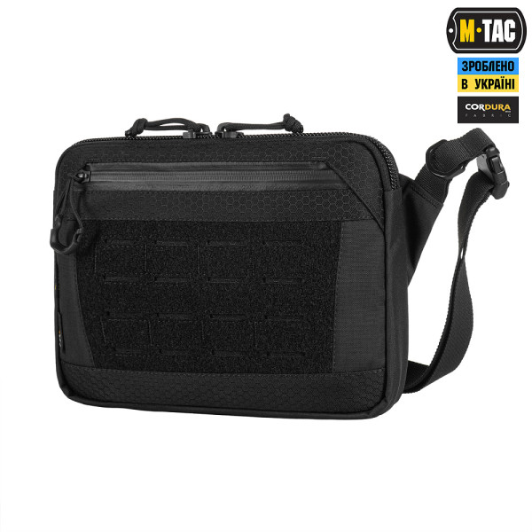 M-TAC СУМКА ADMIN BAG ELITE С ЛИПУЧКОЙ BLACK