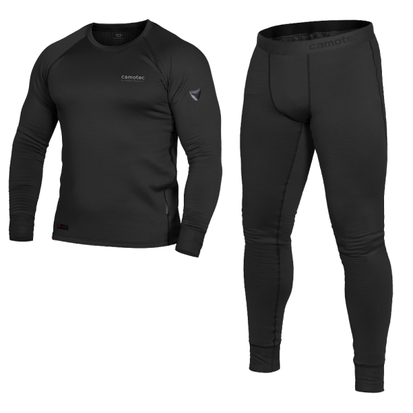 CAMO-TEC ТЕРМОБЕЛЬЕ POLARHEAT QUADRO STRETCH 3.0 BLACK 7414