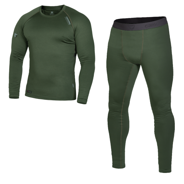 CAMO-TEC ТЕРМОБІЛИЗНА POLARHEAT QUADRO STRETCH GREEN 6624