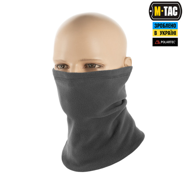 M-TAC ШАРФ-ТРУБА ДОВГИЙ POLARTEC DARK GREY