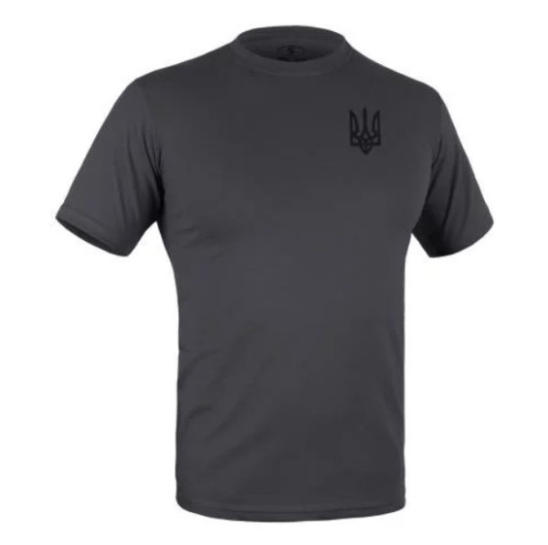 P1G-TAC ФУТБОЛКА С ПРИНТОМ ТРИЗУБ LOGO GRAPHITE UA281-29891-GT-TRL