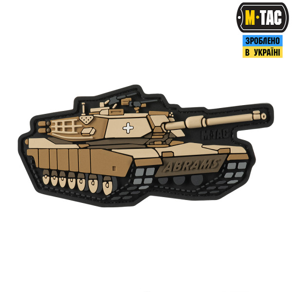 M-TAC НАШИВКА ABRAMS (PVC) COYOT
