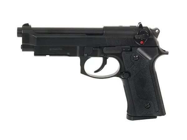 KJW ПІСТОЛЕТ BERETTA M9 VERTEC FULL METAL GREENGAS BLACK GGB-0304TM(010348)