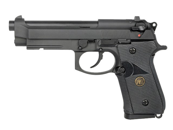 WE ПИСТОЛЕТ BERETTA M9 MARINE CO2 BLACK FULL METAL BLACK HS2532