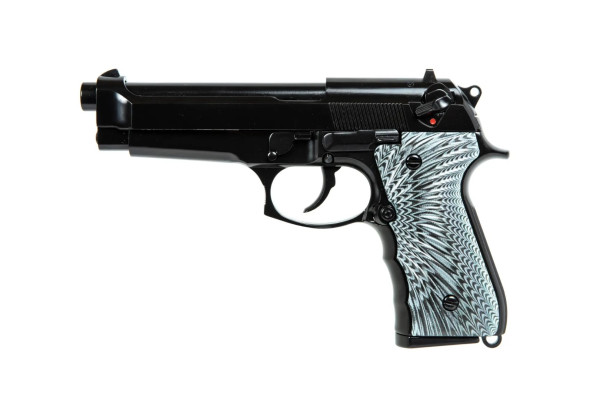 WE ПІСТОЛЕТ BERETTA M92 GBB EAGLE FULL METAL BLACK HS2418