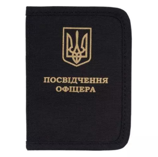 P1G-TAC ОБКЛАДИНКА ДЛЯ ПОСВІДЧЕННЯ ОФІЦЕРА BASE BLACK UA281-70026-S-BK