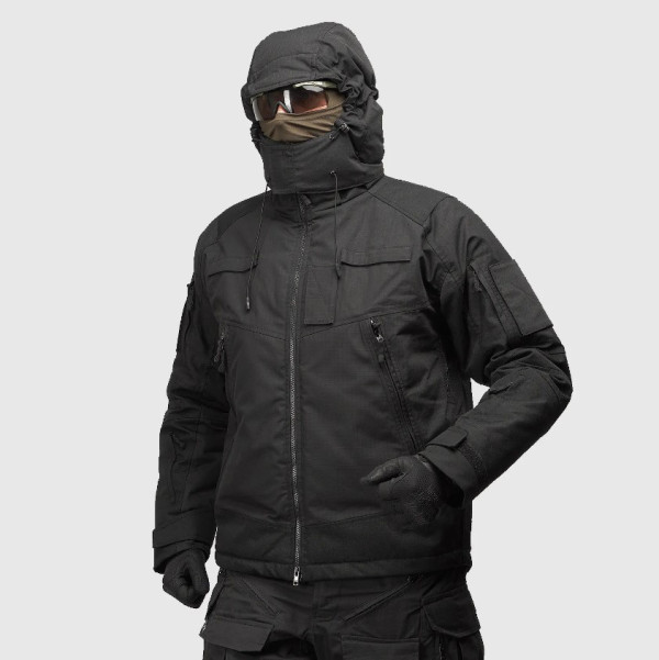 UATAC КУРТКА ЗИМОВА ТАКТИЧНА RIPSTOP CLIMASHIELD APEX BLACK 3631