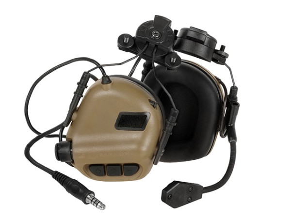 EARMOR ТАКТИЧЕСКИЕ НАУШНИКИ OPSMEN M32H EXF COYOTE BROWN HS2219