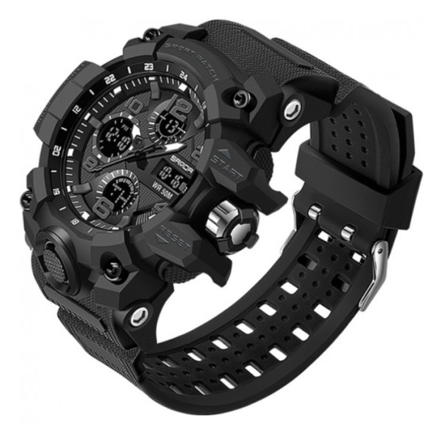 SANDA ГОДИННИК ТАКТИЧНИЙ POWER BLACK 25405