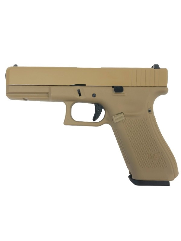 WE ПІСТОЛЕТ GLOCK 17 GEN5 METAL GREEN GAS TAN HS1072