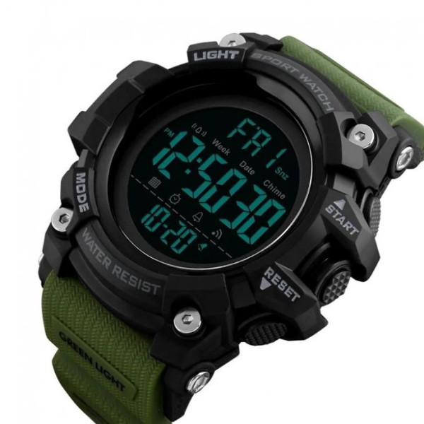 SKMEI ЧАСЫ LEOPARD BLACK/OLIVE 30413