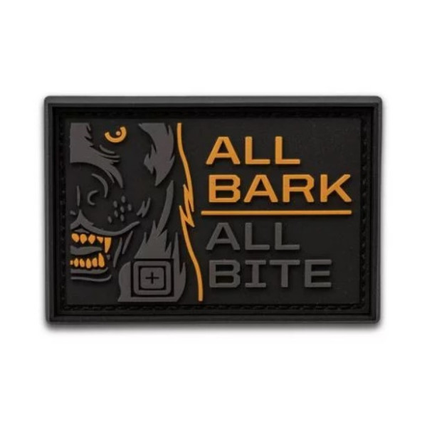 5.11 НАШИВКА ALL BARK ZOOM PATCH 92382-019
