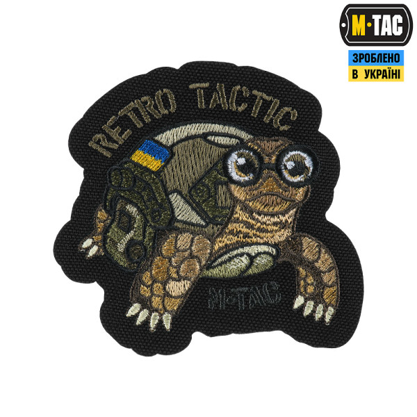 M-TAC НАШИВКА RETRO TACTIC (ВИШИВКА) BLACK