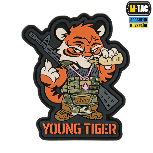M-TAC НАШИВКА YOUNG TIGER PVC