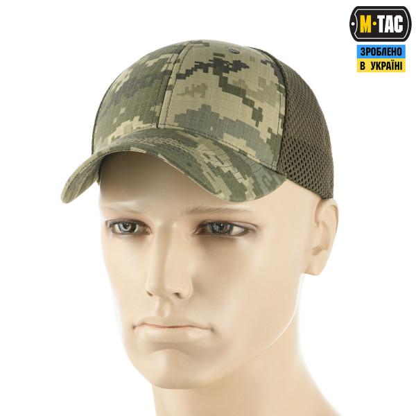 M-TAC БЕЙСБОЛКА С СЕТКОЙ RIP-STOP MM14