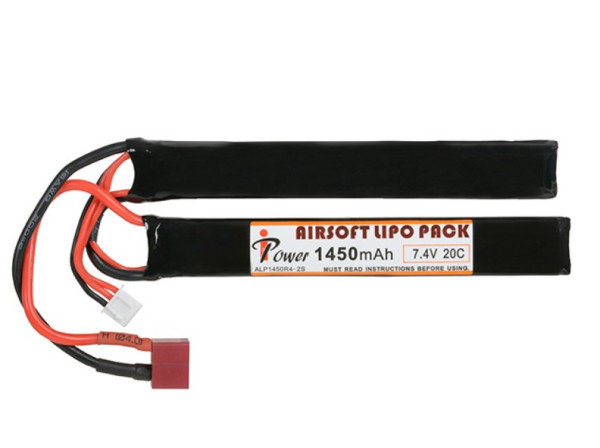 IPOWER АККУМУЛЯТОР LIPO 7.4V 1450MAH 20C T-CONNECTOR 31140 HS0615