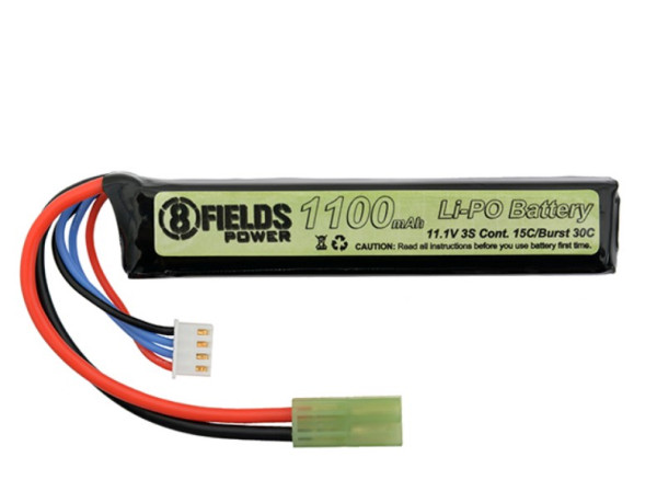 8FIELDS АККУМУЛЯТОР LIPO 11.1V 1100MAH 15/30C 30579