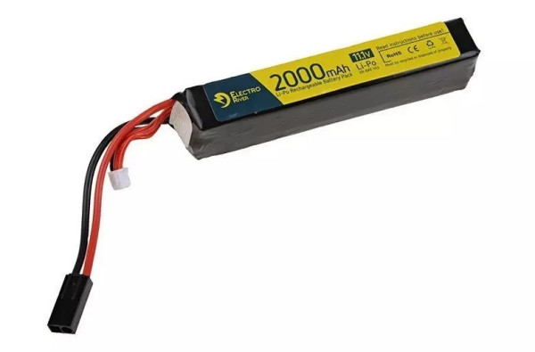 ELECTRO RIVER АККУМУЛЯТОР LIPO 11.1V 2000 MAH 15/30C MONO 29037