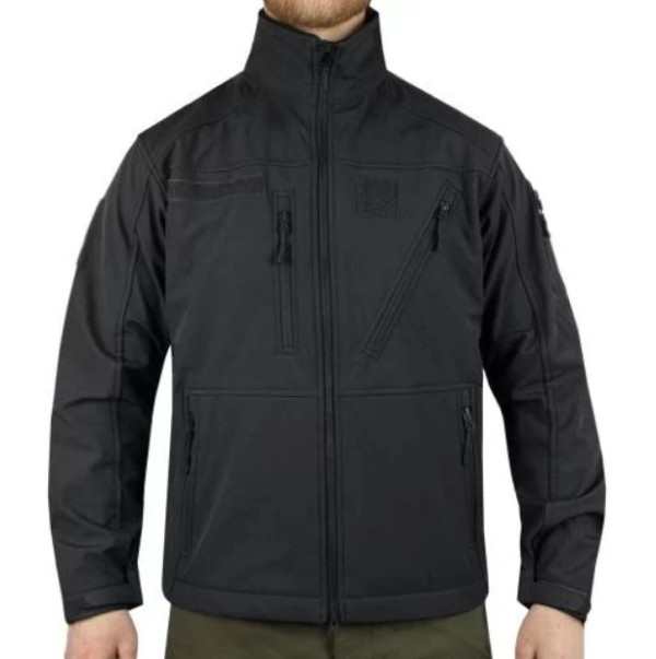 MIL-TEC КУРТКА ДЕМІСЕЗОННА SOFTSHELL JACKET SCU BLACK 10864002