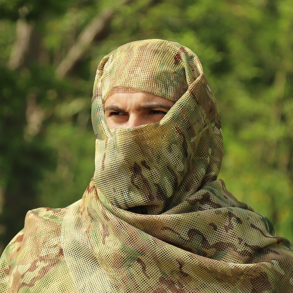 CAMO-TEC МАСКИРОВОЧНЫЙ ШАРФ-СЕТКА SFVS 2.0 MULTICAM 8081
