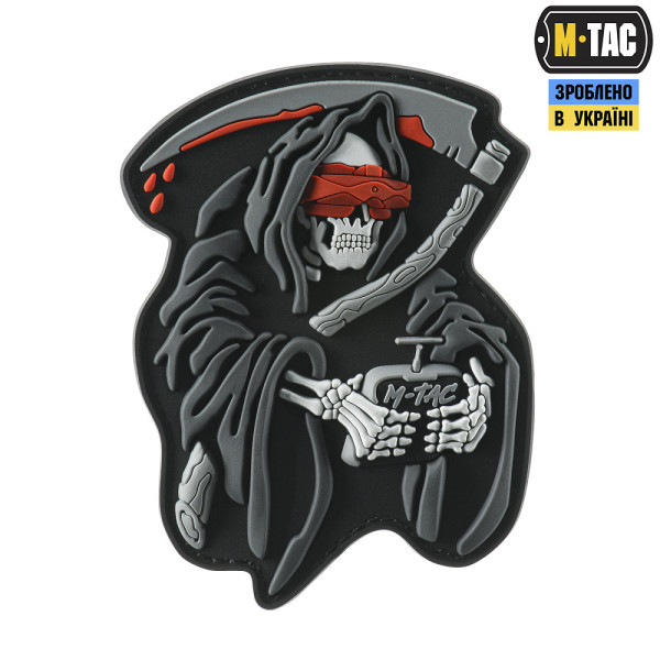 M-TAC НАШИВКА FPV OPERATOR PVC BLACK/GREY
