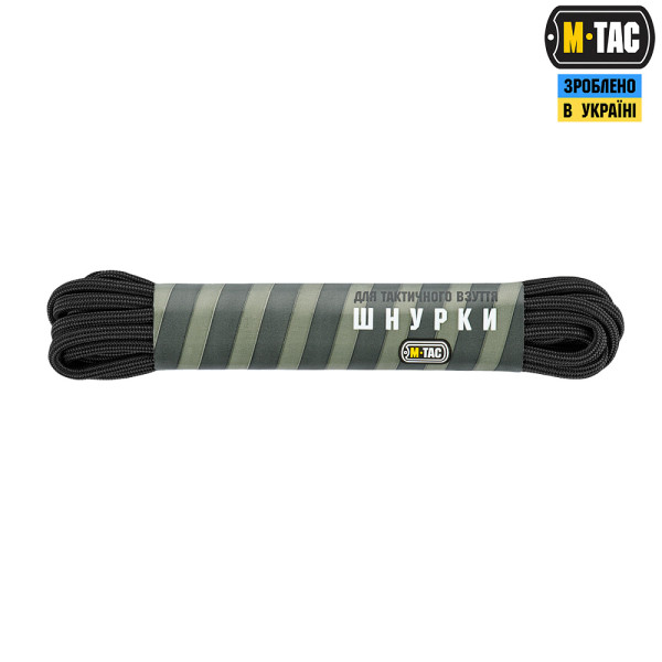 M-TAC ШНУРКИ BLACK ТИП.3