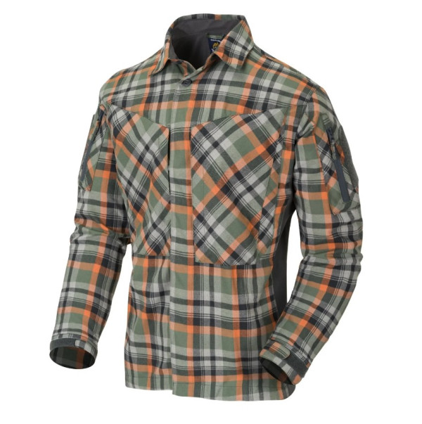 HELIKON-TEX РУБАШКА MBDU FLANNEL SHIRT ОРАНЖЕВАЯ KO-MBD-PO-PF-B03